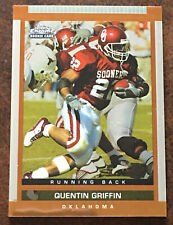 Quentin GRIFFIN OU SOONERS 2003 TOPPS DRAFT PICKS RC