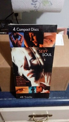 SEXY SOUL 4 CD SET GAYE KING THE DRIFTERS BRAND NEW AND SEALED - Image 1 of 3