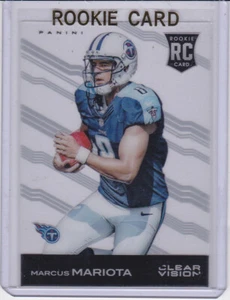 MARCUS MARIOTA 2015 Clear Vision ROOKIE CARD Titans Football RC Tennesee LE - Picture 1 of 2