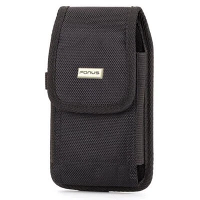 CASE BELT CLIP RUGGED HOLSTER CANVAS COVER POUCH CARRY PROTECTIVE for PHONES - Image 1 of 4