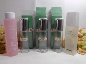3 STCK. LA MER Die Reinigungswasser leere Flasche + Box + Bonus *gebraucht in gutem Con - Bild 1 von 6