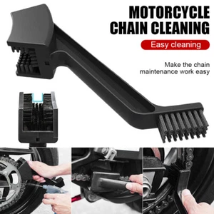 Motorcycle Chain Cleaner Bicycle Chain Cleaning Brush Dual Heads Cleaning Tool - Picture 1 of 16