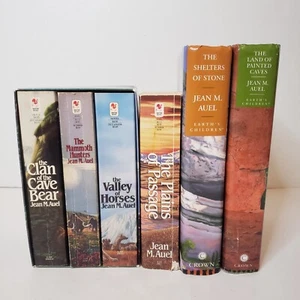 Earth's Children Complete Series #1-6 PB/HC Book Lot Jean M. Auel Pre-Historical - Bild 1 von 17