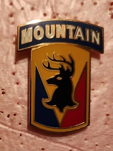 US ARMY CSIB, COMBAT SERVICE ID BADGE, 86° BRIGATA FANTERIA (MONTAGNA) - Foto 1 di 1