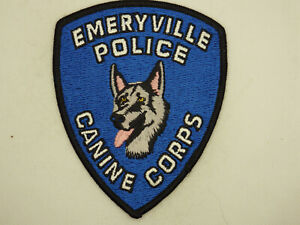Emeryville Police Patch, California     K9  Variation 2