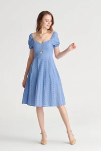 OJAY Eyelet Mini Dress - Picture 1 of 15