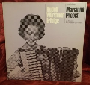 Marianne Probst - Rudolf Würthner Erfolge - Akkordeon LP Vinyl Kult Schallplatte - Bild 1 von 2
