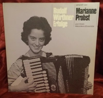 Marianne Probst - Rudolf Würthner Erfolge - Akkordeon LP Vinyl Kult Schallplatte - Bild 1 von 2