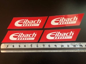 Eibach Springs Racing 4PC SET Stickers*  6 X 2 - Picture 1 of 1