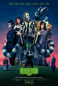 Beetlejuice Beetlejuice 2024 27x40 1 Blatt DS Original Filmplakat doppelseitig - Bild 1 von 2
