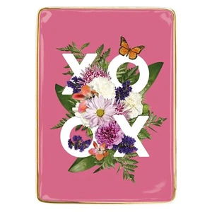 NEW IN BOX - Galison SAY IT WITH FLOWERS PORCELAIN TRAY - Foto 1 di 1