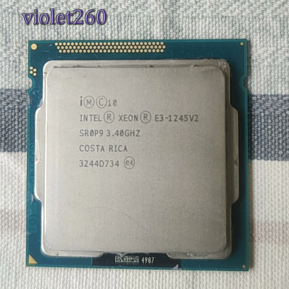 Intel Xeon E3-1245 V2 LGA1155 Server CPU Processor SR0P9 3.4GHz Quad Core 77W - Image 1 of 1