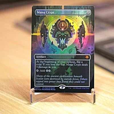 Mana Crypt Borderless FOIL #17 Pulled Fresh! | SPG Special Guests | MTG - Image 1 of 2