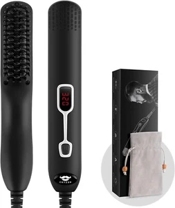 Cepillo Caliente Para Barba Peine Electrico Plancha Alisador De Hombre Y Regalo. - Picture 1 of 6