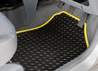 Car Mats for Ford Transit Connect Van 2016 on Tailored Black Rubber Yellow Trim