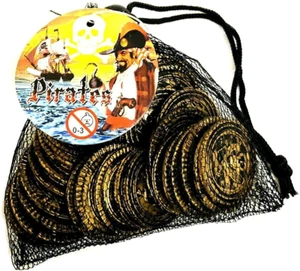 Piraten Plastikmünzen (30 Stück)  - Bild 1 von 2