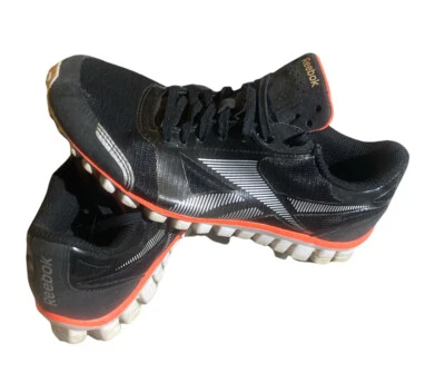Reebok Womens RealFlex J95713 Black Coral Athletic Running Shoe Sneaker Size 8.5 - Image 1 of 4