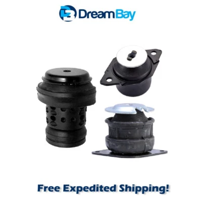 1993-1998 for Volkswagen Jetta, Golf 1.9L, 2.0L Engine Motor & Trans Mount 3PCS - Image 1 of 4