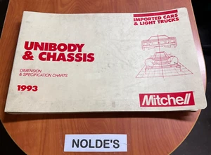 Mitchell Unibody & Chasis Imported Cars/Light Trucks Dimension Book Sam782 DS546 - Picture 1 of 3