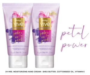 Hand Cream VIVE by Esika Petal Power Shea Butteer Cottonseed Oil vitamin E 2-Pk - Picture 1 of 4