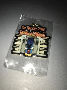 2000s Disney Metal The Twilight Zone Tower of Terror Elevator Mickey Key Chain - Picture 1 of 4