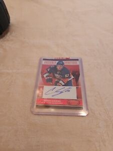 2012 Certified Freshman Signatures Mirror Red /199 Casey Cizikas Rookie Auto RC