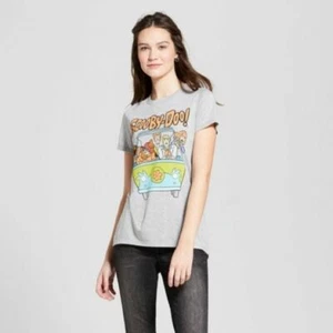 THROW-BACK SCOOBY DOO T-SHIRT DAMEN GRÖSSE SMALL. OFFIZIELL LIZENZIERT. - Bild 1 von 7