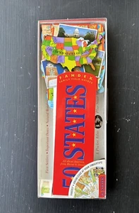 50 STATES Fandex Family Field Guide Educational Color Fact Card Deck Preowned - Picture 1 of 2