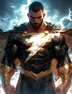 "Black Adam 2" 8.5x11 Fine Art Print Limited to Only 20 Hand-Numbered Copies - Picture 1 of 1