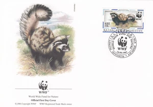 Polecat WWF Kazakhstan FDC #3 1997 (141433) - Picture 1 of 1