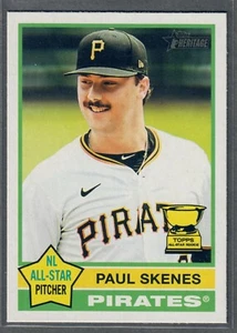 2025 Topps Heritage Paul Skenes #60 Pirates QTY - Picture 1 of 2
