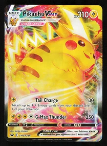 Pikachu VMAX SWSH286 Near Mint Pokemon TCG Sword & Shield Black Star Promo - Picture 1 of 2