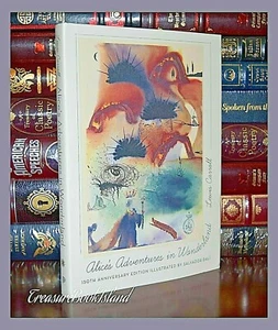 New Alice in Wonderland Illustrated Salvador Dali 150th Anniversary Hardcover - Picture 1 of 5