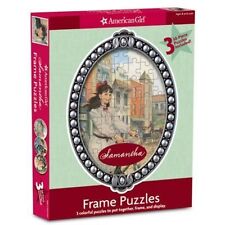American Girl Samantha 3- 50 Piece Framed Puzzles Set New Original Box Retired