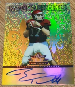 SIGNED 2012 LEAF VALIANT YELLOW GOLD #/10 RYAN TANNEHILL DOLPHINS ROOKIE AUTO RC - Picture 1 of 2