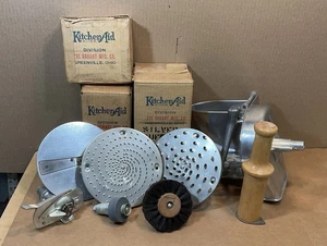 Lote de accesorios vintage Hobart KitchenAid VS7 Pelican algunos con cajas ¡¡BONITO!!! - Imagen 1 de 22