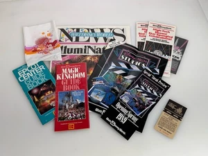 1988 Magic Kingdom Epcot Walt Disney World Guide Book Map MGM Sneak Peak Lot - Bild 1 von 5