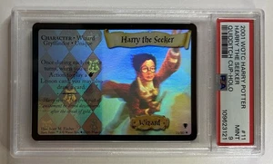Harry Potter TCG Quidditch Cup WOTC 11/80 Harry the Seeker Holo Foil PSA 9 Mint - Picture 1 of 2