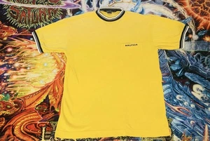 Vintage 90s Nautica Shirt Size M Yellow - Picture 1 of 4