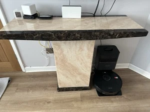 Large Marble Effect TV Cabinet / Side Table. Originally Brought For Over £3000 - Picture 1 of 4
