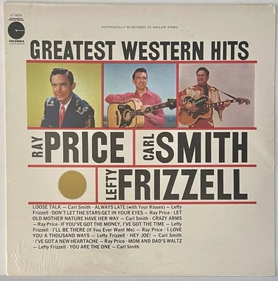 GREATEST WESTERN HITS-SEALED-Vinyl Record Columbia LE10024 Folk Country - Image 1 of 2