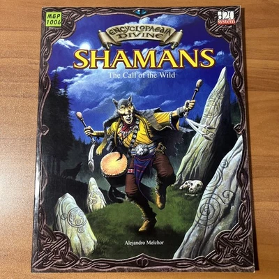 Encyclopedia Divine Shamans The Call of the Wild D20 Mongoose Pub. D&D - New - Image 1 of 3