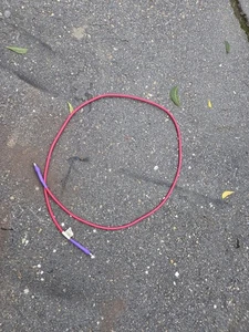 Bad 40 GHz RF Cable 48" 2.92mm (K) M-M Megaphase TM40-K1K1-72 Used One End Bad - Picture 1 of 2