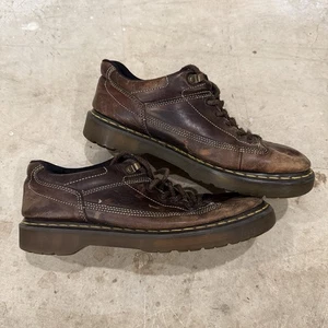Dr. Martens AirWair 9A53 Herren Größe 12 Braun Leder Klassiker Grob Oxford-Schuhe - Bild 1 von 9