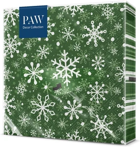 PAW - Tovaglioli Di Carta Natale (33 X 33 Cm) I 20 Pezzi I Natalizi I 3 Veli I I - Foto 1 di 12