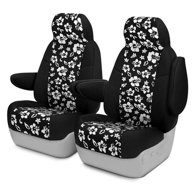 For Jeep Grand Cherokee 05-07 Seat Cover Neosupreme 1st Row Black & Black — 第 1/4 张图片
