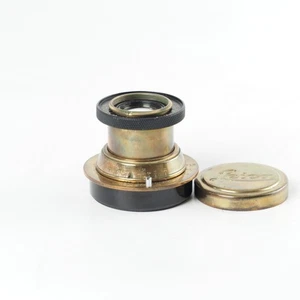 Pintura dorada con montaje en tornillo Leica Elmar 50 mm f/3,5 L39 Ltm [buena] #13998 - Imagen 1 de 10