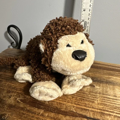 Ganz Webkinz Cheeky Monkey Plush Curly Brown Stuffed Animal Toy 9 Inch - Image 1 of 4