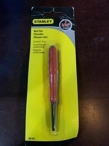 SET UNGHIE 3/32" con impugnatura comfort - per impostazione unghie non indurite Stanley 58-913 - Foto 1 di 2