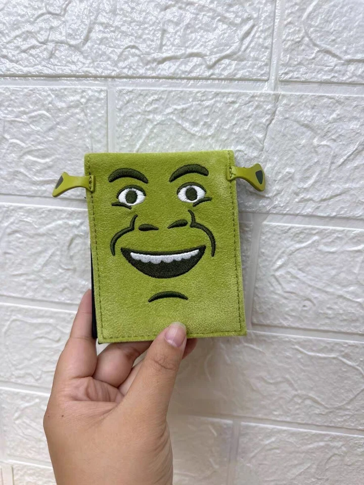 Mini billetera Shrek de dibujos animados polar monstruo multifuncional para tarjetas de identificación bolsa divertida Foto 1 de 4